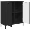 vidaXL Sideboard Svart 69,5 x 33 x 82 cm Konstruerat tr&auml;