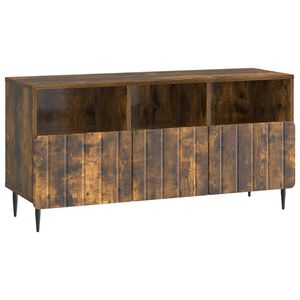 vidaXL TV-sk&aring;p med l&aring;da R&ouml;kt ek 102 x 34,5 x 50 cm Konstruerat tr&auml;