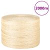 vidaXL Rep 100% sisal 3 mm 2000 m