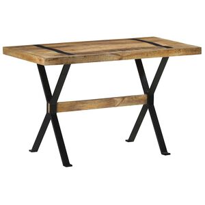 vidaXL Matbord 120x60x76 cm grovt mangotr&auml;