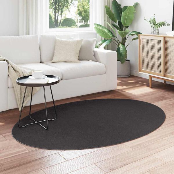 vidaXL Matta HUARTE Antracit 170 x 120 cm 100% Polyester