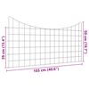 vidaXL Dammskydd Set 5 pcs Grön 100 x 50 cm Stål