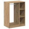 vidaXL Garderob Artisan Ek 77 x 48 x 102 cm