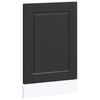vidaXL Diskmaskinspanel Porto svart 45x1,5x57 cm konstruerat tr&auml;