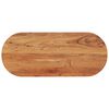 vidaXL Bordsskiva 100x40x3,8 cm oval massivt akaciatr&auml;