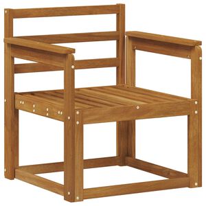 vidaXL Utomhussoffa Massivt Akaciatr&auml; Naturf&auml;rg