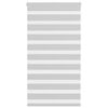 vidaXL Rullgardin zebra ljusgr&aring; 80x150 cm tyg bredd 75,9 cm polyester