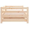 vidaXL Dagb&auml;dd utdragbar massiv furu 2x(90x200) cm