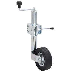 vidaXL St&ouml;dhjul med kl&auml;mma 60 mm galvaniserat st&aring;l