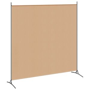 vidaXL Rumsavdelare vit 175x180 cm tyg