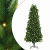 vidaXL Julgran med 300 LED-lampor med stativ Gr&ouml;n 240 cm PE