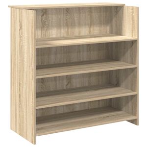 vidaXL Receptionsdisk Sonoma Ek 100x50x103,5 cm konstruerat tr&auml;