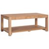 vidaXL Soffbord 100x50x40 cm massiv teak