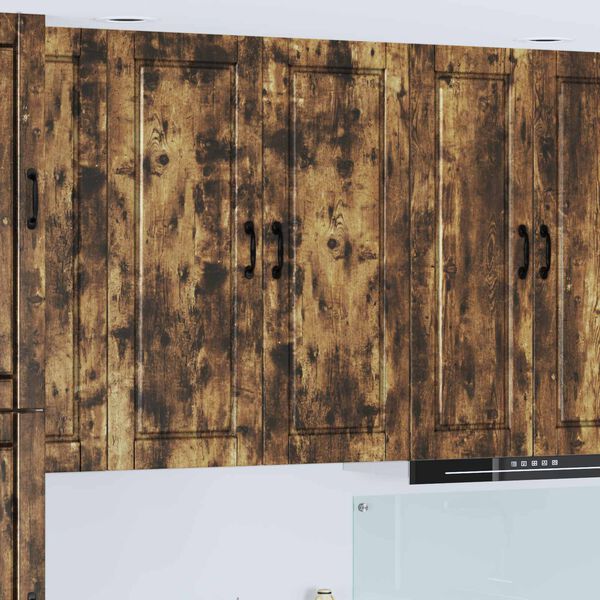 vidaXL K&ouml;kssk&aring;p med hylla R&ouml;kt ek 40 x 31 x 100 cm Konstruerat tr&auml;