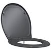 vidaXL Toalettstol Antracit 47 x 37 x 4 cm Duroplast