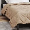 vidaXL Sommar Duvet Taupe 220 x 155 cm Mikrofiber