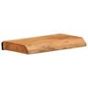 vidaXL Vägghyllor 2 st 30x20x3,5 cm massivt trä akacia
