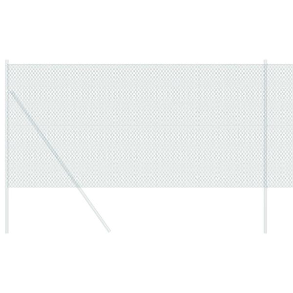 vidaXL Hexagonstängsel Grön 1 x 100 m Stål