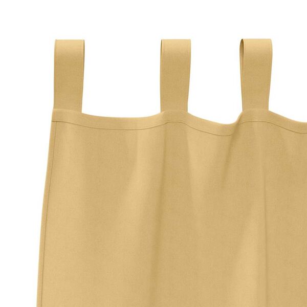 vidaXL M&ouml;rkl&auml;ggningsgardiner med Ringar 2 pcs Beige 175 x 140 cm