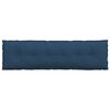 vidaXL Ryggkudde Bl&aring; 180 x 19 x 50 cm tyg