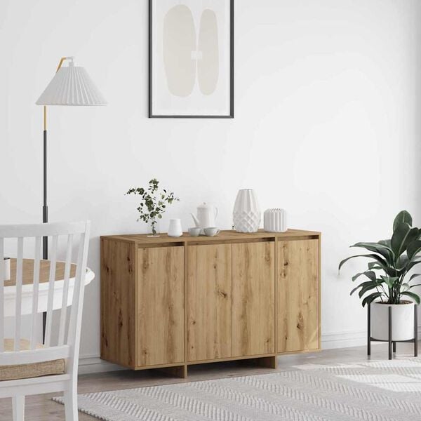 vidaXL Sideboard artisan ek 120 x 41 x 75 cm Konstruerat trä