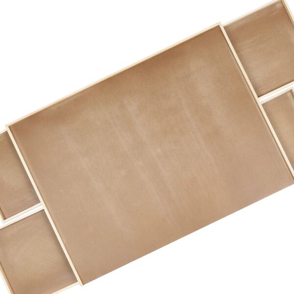 HI Pusselbord med 4 l&aring;dor 76x57x4,5 cm tr&auml;