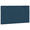 vidaXL Headboard Cushion "Hanko" Blue 80 cm Velvet
