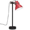 vidaXL Skrivbordslampa 25 W n&ouml;tt r&ouml;d 15x15x55 cm E27
