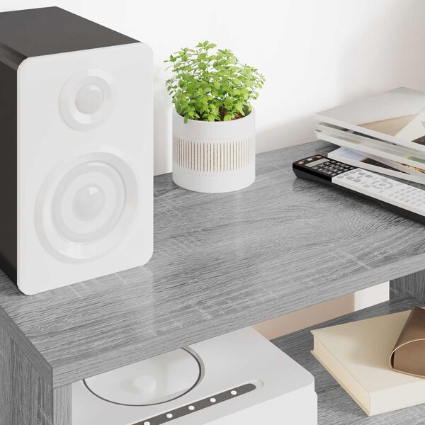 vidaXL TV-sk&aring;p Gr&aring; Sonoma 60 x 30 x 40 cm Konstruerat tr&auml;