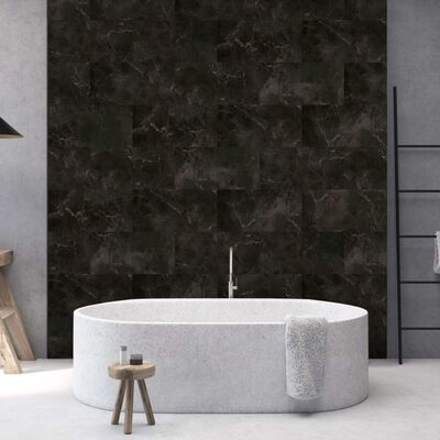 Grosfillex Väggplattor Gx Wall+ 11 st marmor 30x60cm svart