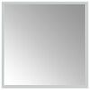 vidaXL LED Badrumsspegel med spegel Transparent 40 x 40 cm h&auml;rdat glas