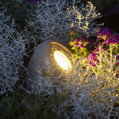 Luxform Trädgårdslampa LED Tatra sten grå