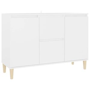 vidaXL Sk&auml;nk vit 101x35x70 cm konstruerat tr&auml;
