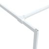 vidaXL Duschv&auml;gg vit 90x195 cm klart ESG-glas