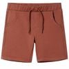 Barnshorts med sn&ouml;re brun 116