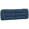 vidaXL Bed with Mattress "Hvar" Blue 160x200 cm Fabric