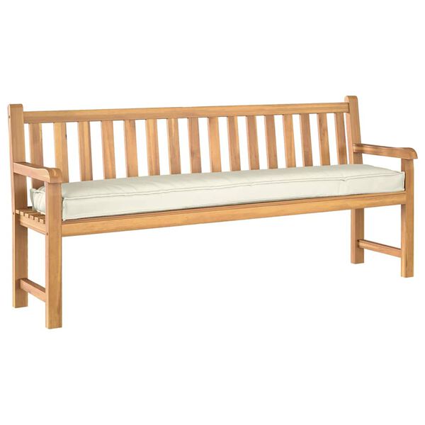 vidaXL Pallkudde Kr&auml;m 180 x 40 x 8 cm Oxford Tyg