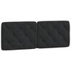 vidaXL Headboard Cushion Black 140 cm Velvet