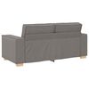 vidaXL 2-sitssoffa taupe 180x78x84 cm tyg