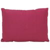 vidaXL Prydnadskuddar 7 st rosa tyg