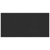 vidaXL F&ouml;nsterbr&auml;da Svart med tr&auml;&aring;dring 100 x 45 x 4,5 cm PVC
