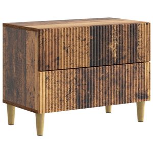 vidaXL Nattduksbord Gammalt tr&auml; 62 x 34,5 x 48 cm Konstruerat tr&auml;