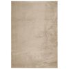 vidaXL Mjuk matta HUARTE med kort lugg tv&auml;ttbar sandbeige 160x230 cm
