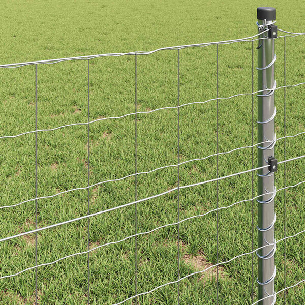 vidaXL Eurog&auml;rdsel 1,5 x 10 m PVC-belagt j&auml;rn