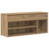 vidaXL Skob&auml;nk hantverksm&auml;ssig ek 102x30,5x45 cm konstruerat tr&auml;