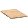 vidaXL Köksbänkskiva 40x63,5x2,7 cm massiv ek rektangulär