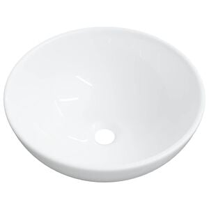 vidaXL Tv&auml;ttst&auml;ll vitt 28x28x10 cm keramik