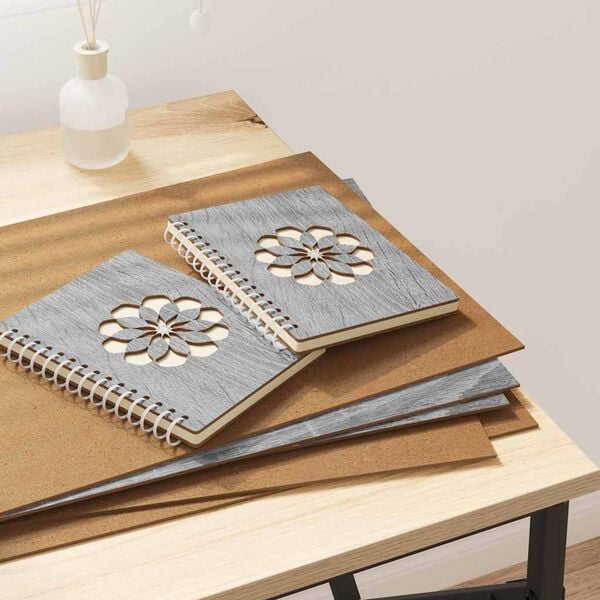 vidaXL Dekorpaneler 12 pcs Grå sonoma 30 x 42 x 0.3 cm Konstruerat trä