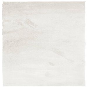 vidaXL Matta OVIEDO kort lugg beige 120x120 cm
