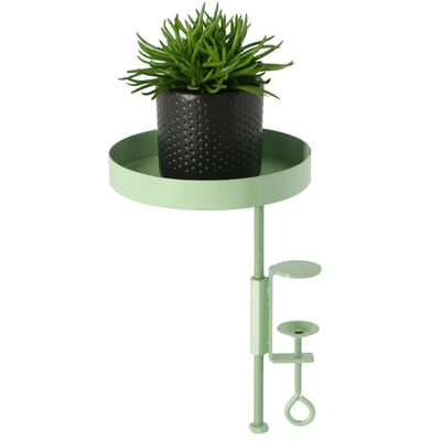Esschert Design Växtbricka med klämma rund grön S
